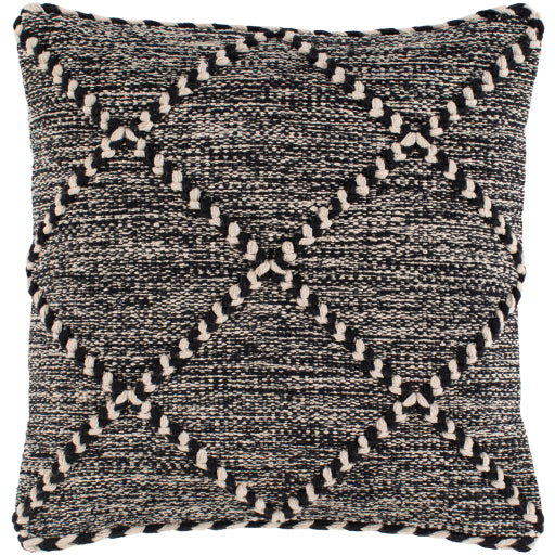 zanafi accent pillow black wheat ZNF001-1818