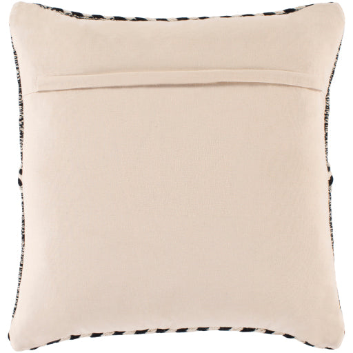 zanafi accent pillow black wheat ZNF001-1818D