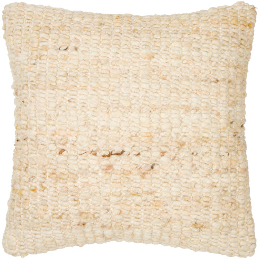 zayden accent pillow cream light beige ZYN002-1818